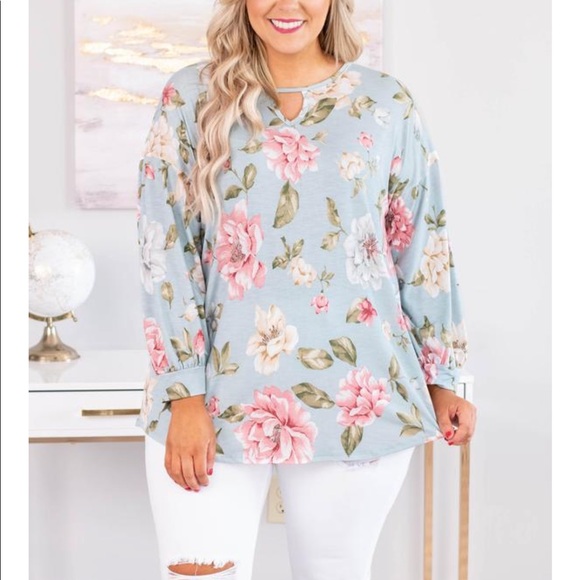 Chic Soul Tops - Floral Blouse from Chic Soul